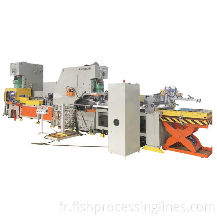 Ligne de production de machine de fabrication de bagues de peinture chimique/machine de fabrication de couvercles en métal